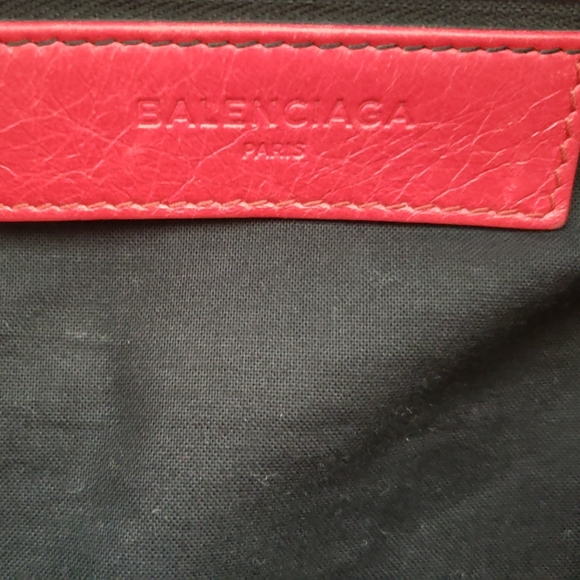 100%Authentic Balenciaga ClassicCityBag Red Small - Picture 9 of 16